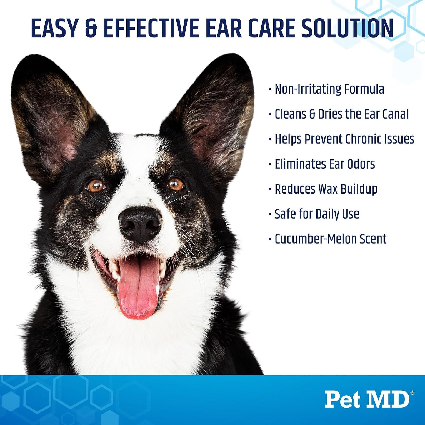 Veterinary formula ear wipes for pets 100 count jar