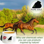 Pure Sole USA imported premium hoof protection wax sealing fresh nail holes