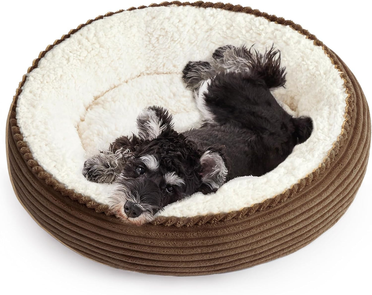 Love's cabin Round Donut Cat and Dog Cushion Bed, 20in Bed for Cats or Small Dogs, Anti-Slip & Water-Resistant Bottom, Super Soft Durable Fabric Pet Beds, Washable Luxury Cat & Dog Bed Gray - Image 12