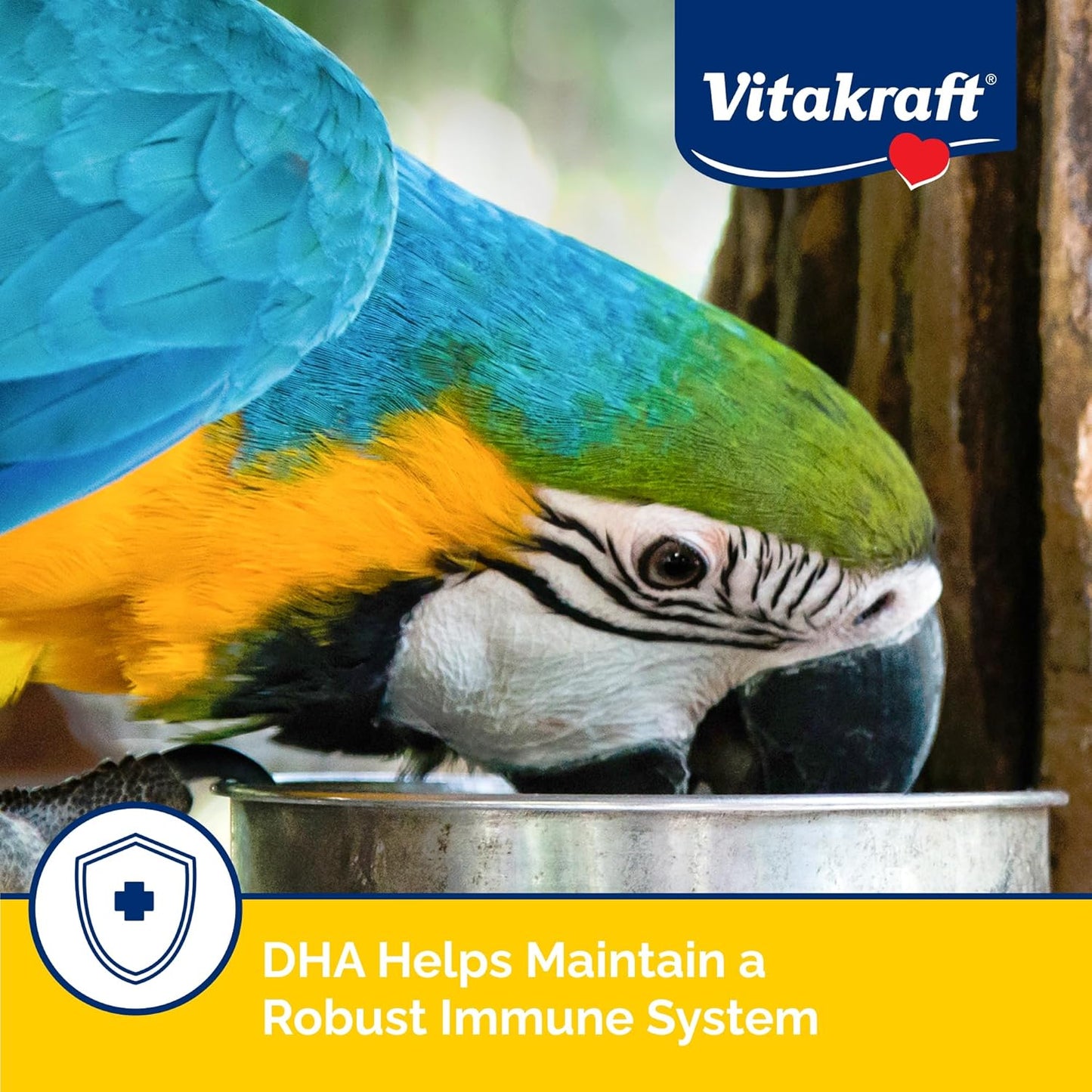 Close up of Vitakraft fruit and vegetable bird blend