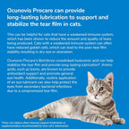 Crosslinked hyaluronic acid pet eye drops for soothing feline and canine eye irritation.