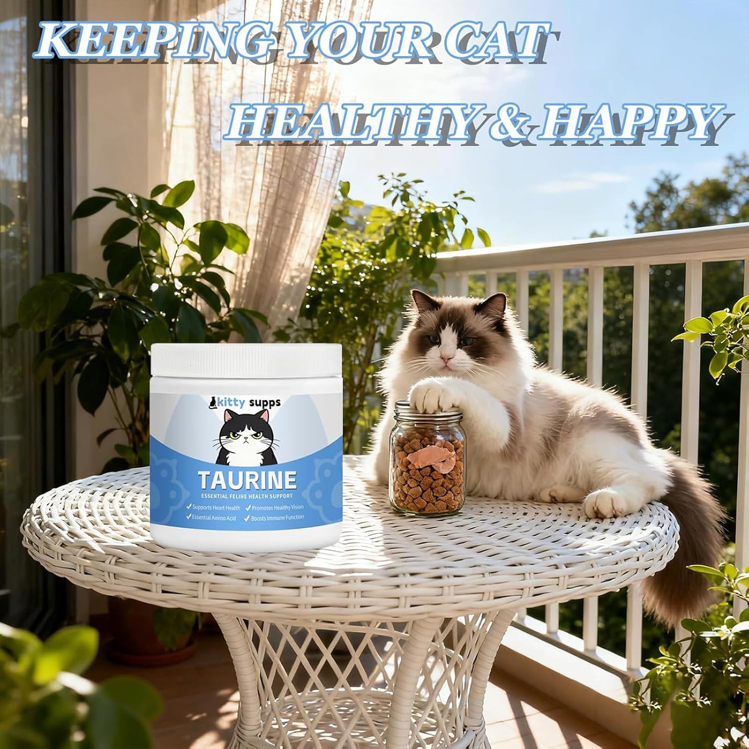 Palatable chicken liver flavor cat food topper supplement close-up