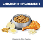Hill's Science Diet Adult Urinary Hairball Control key benefits and ingredients graphic