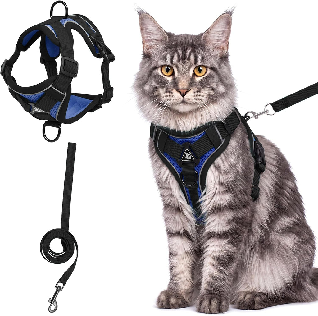 Large Cat Harness & Leash Set, Escape-Proof Soft Vest for Outdoor Walking - Image 14