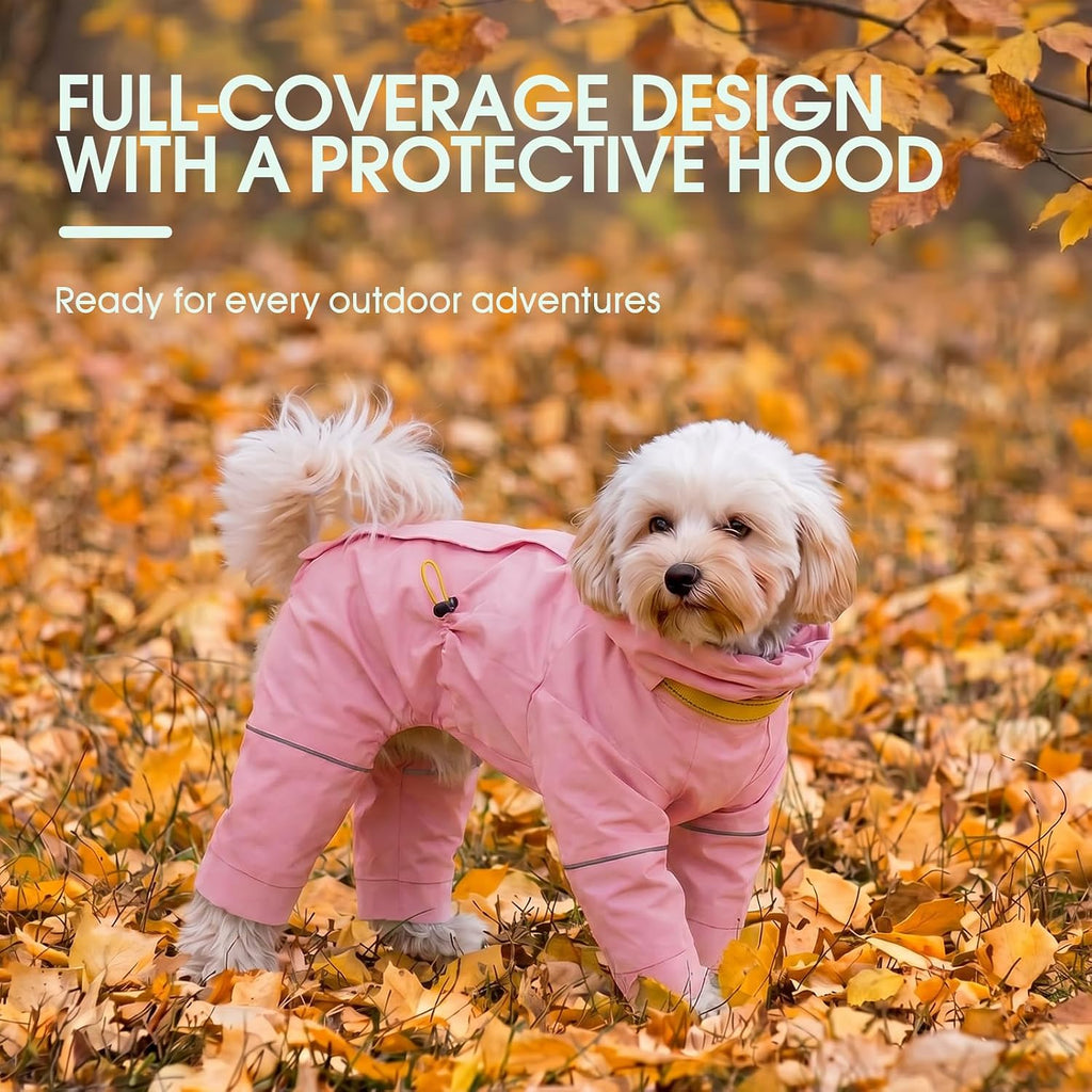 Breathable windproof pet apparel for monsoon season walking