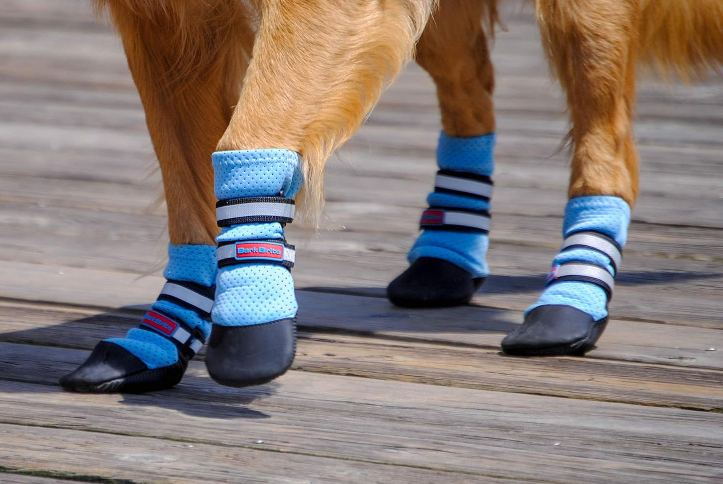 Bark Brite Lightweight Neoprene Paw Protector Dog Boots Designed for Comfort and Breathability in 5 Sizes (Blue Lg) - Image 10