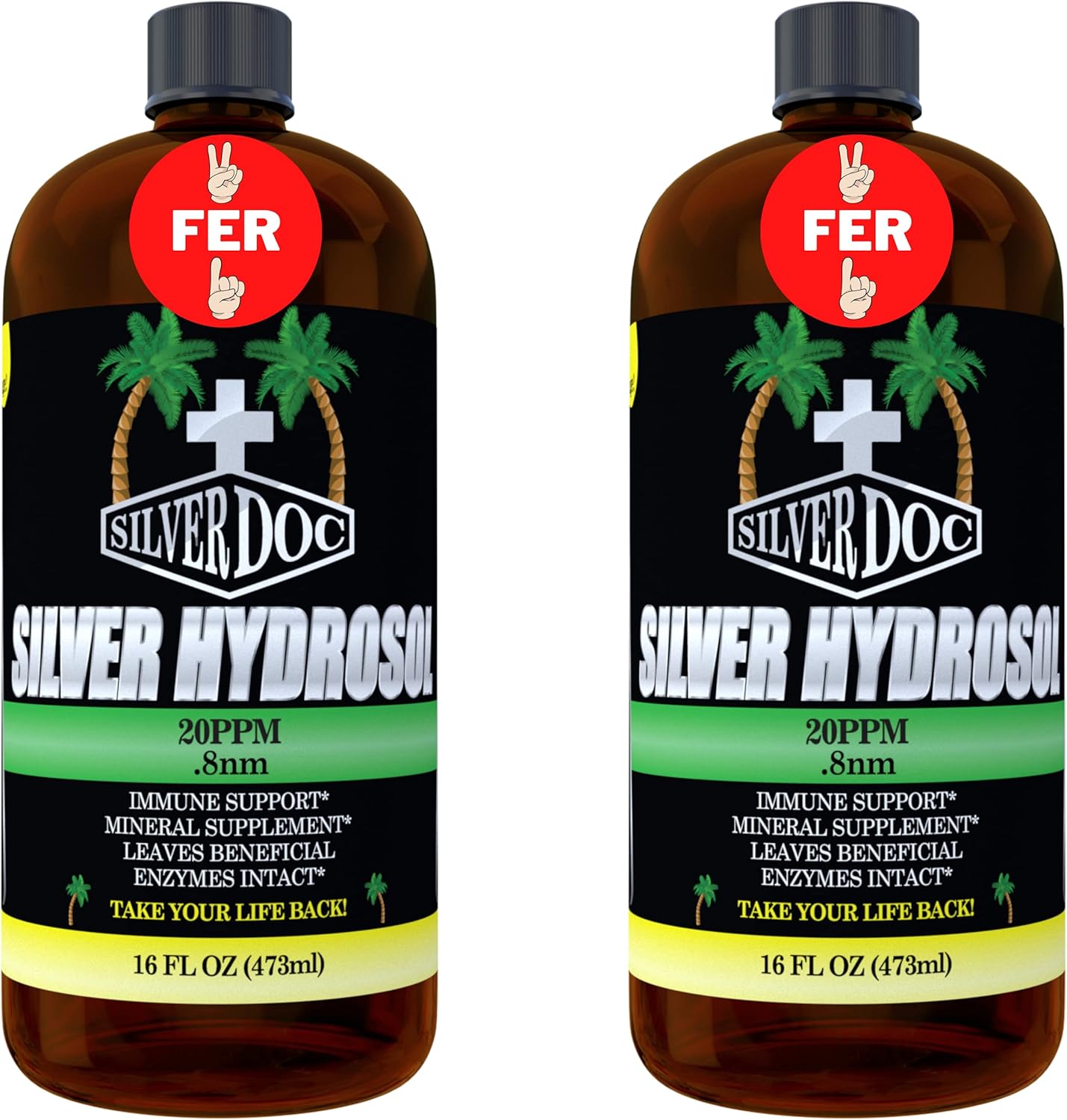 Research Labs Silver Doc Silver Hydrosol front view bottle
