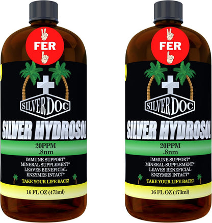 Research Labs Silver Doc Silver Hydrosol front view bottle