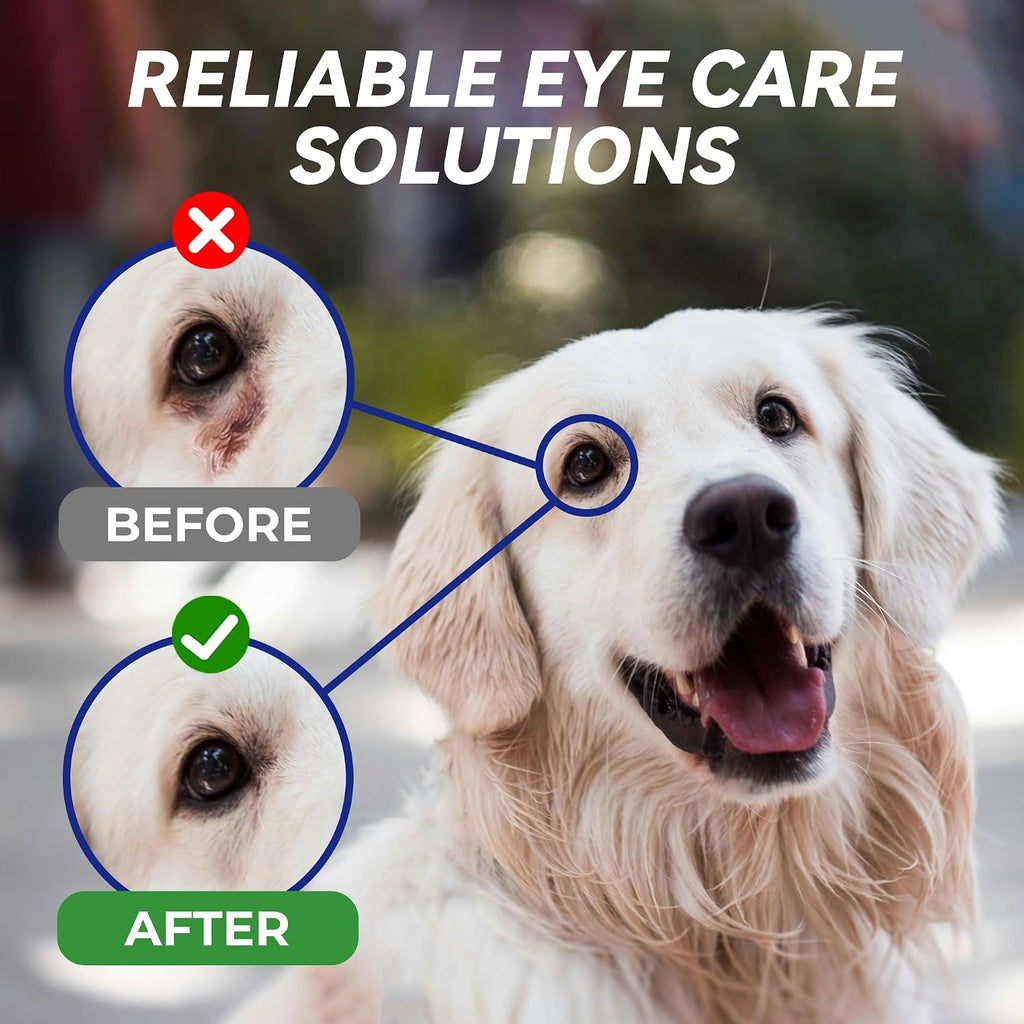 Wellix pet care eye drops for reducing redness and irritation in cats