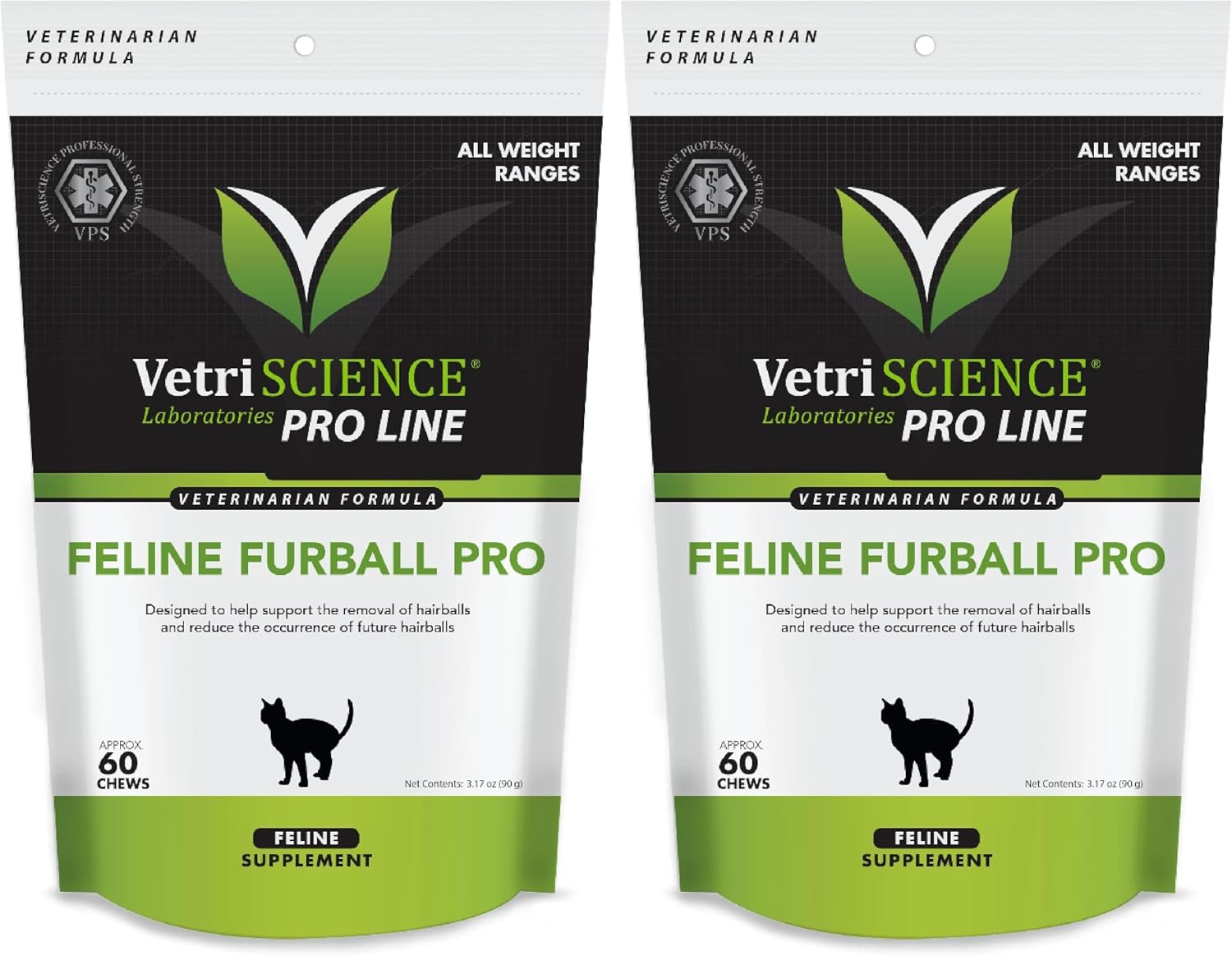 VetriScience Veterinary Strength Hairball Control for Cats - Cat Hairball & Digestion Support for Cats Skin & Coat Health Formula - Chicken Flavor - 60 Chews - Image 9