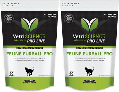 VetriScience Veterinary Strength Hairball Control for Cats - Cat Hairball & Digestion Support for Cats Skin & Coat Health Formula - Chicken Flavor - 60 Chews - Image 9