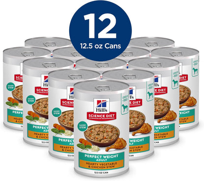 Premium USA imported wet dog food for weight loss package of twelve cans