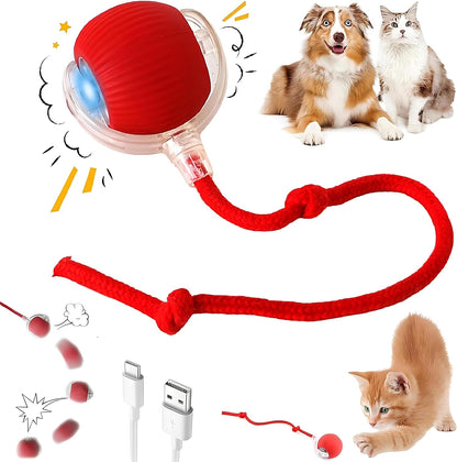 Purrmitive 2026 durable interactive cat toy red front view