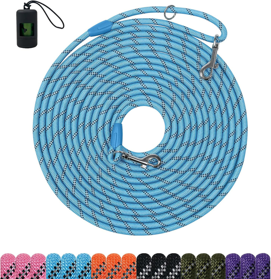 Tangle free 360 degree swivel snap hook on dog training lead
