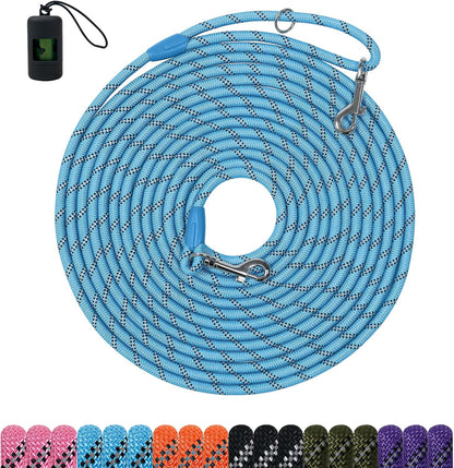 Tangle free 360 degree swivel snap hook on dog training lead