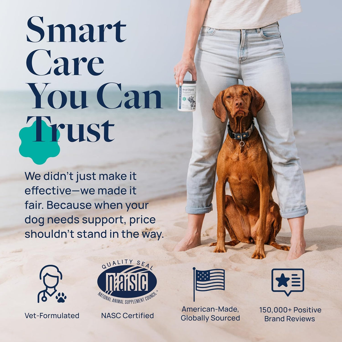 Veterinary Formula dog health supplement nutritional information label