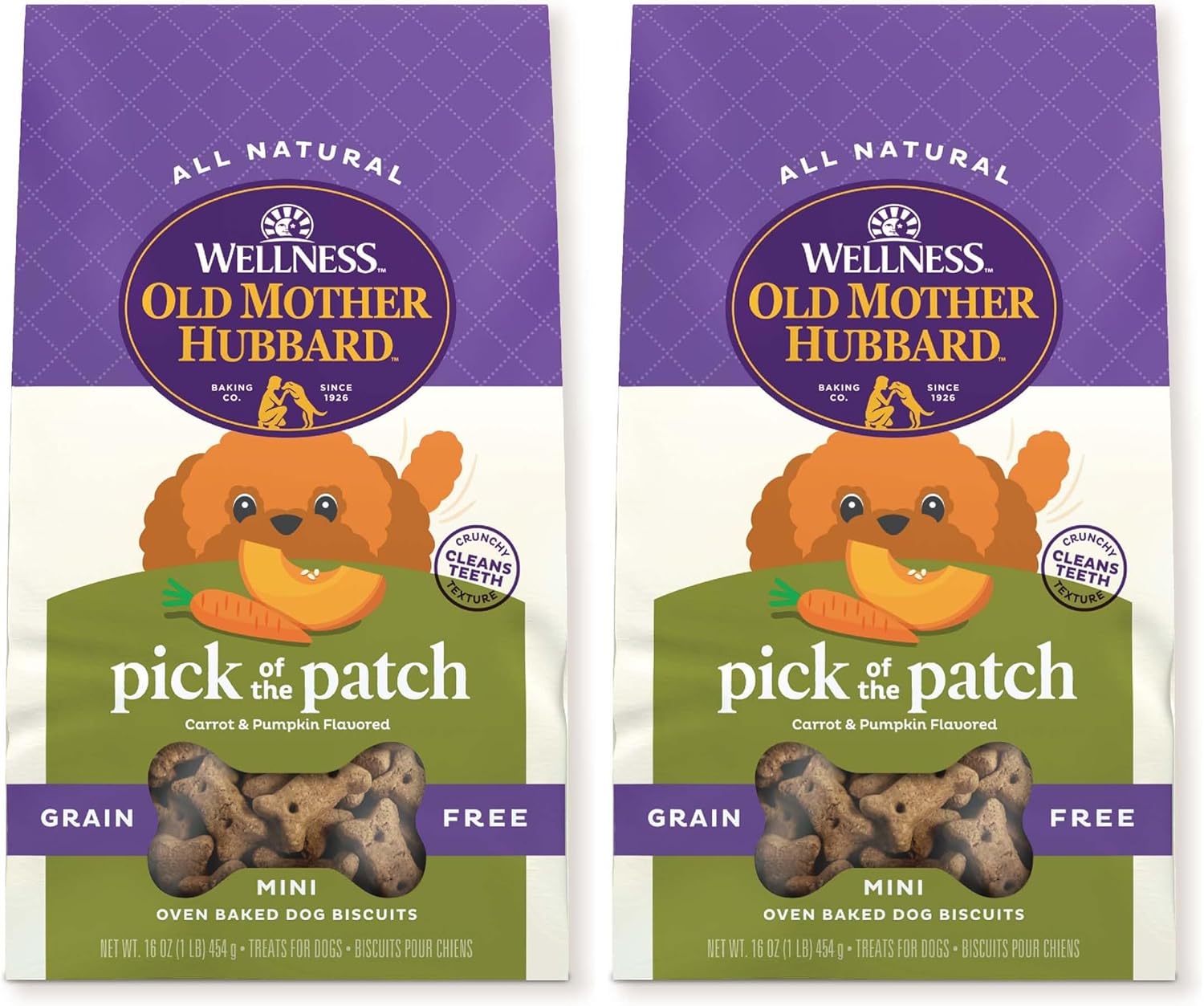 Old Mother Hubbard Wellness P-Nuttier Dog Biscuits, Natural, Training Treats, Peanut Butter Flavor, Mini Size, (20 Ounce Bag) - Image 11