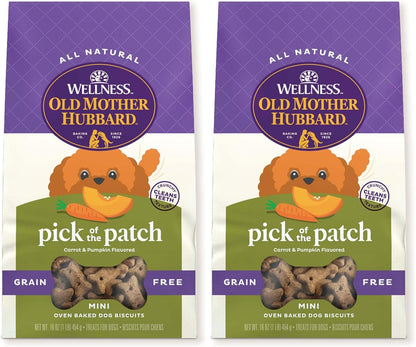 Old Mother Hubbard Wellness P-Nuttier Dog Biscuits, Natural, Training Treats, Peanut Butter Flavor, Mini Size, (20 Ounce Bag) - Image 11