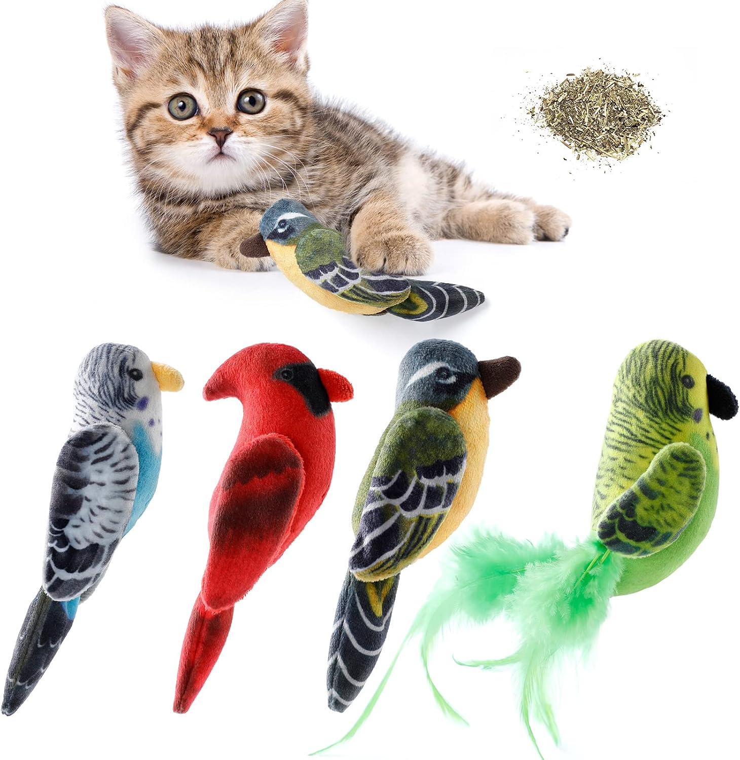 Professional packaging of Dorakitten cat chew toy collection