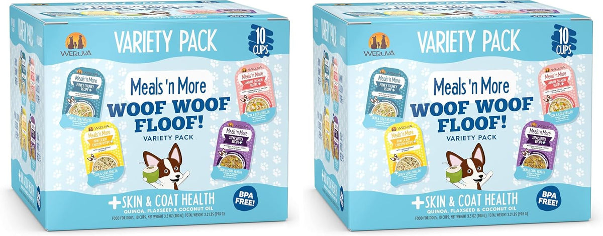 Weruva Meals 'n More Natural Wet Dog Food, Belly Belly Nice! Digestive Support Variety Pack, 3.5oz Cup (Pack of 10) - Image 15