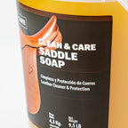 Close up of the rich lather generated by the premium glycerin rich formula.