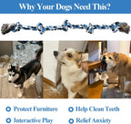 Durable interactive pet toy for medium and large dogs teeth cleaning