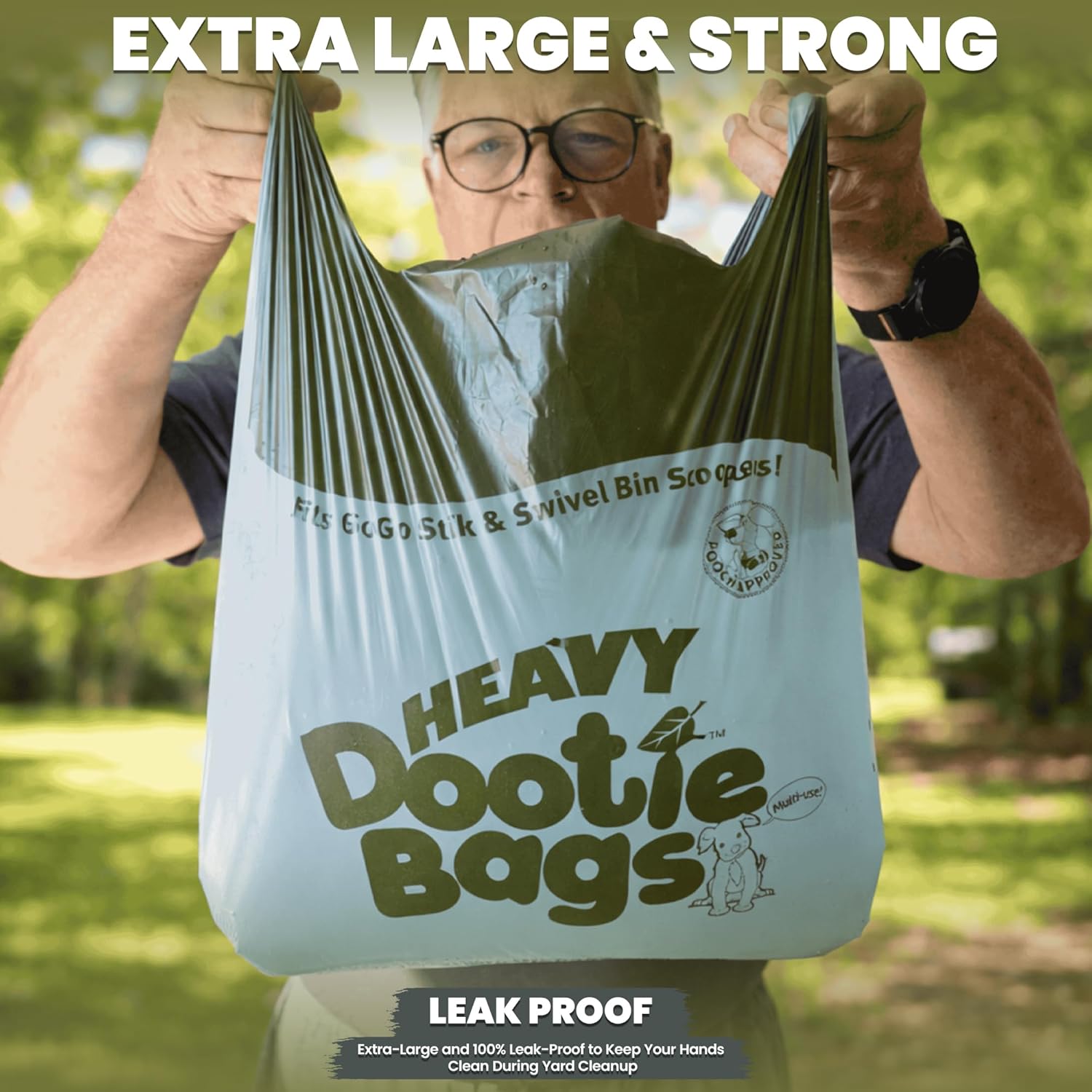 Premium leakproof cat litter disposal bags imported from the USA for hygienic pet cleanup.
