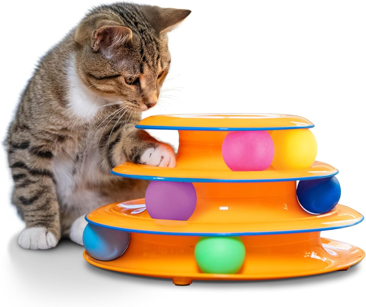 Catstages Replacement Balls for Cat Track Toys, Multiple Colors, 6 Pack - Image 13