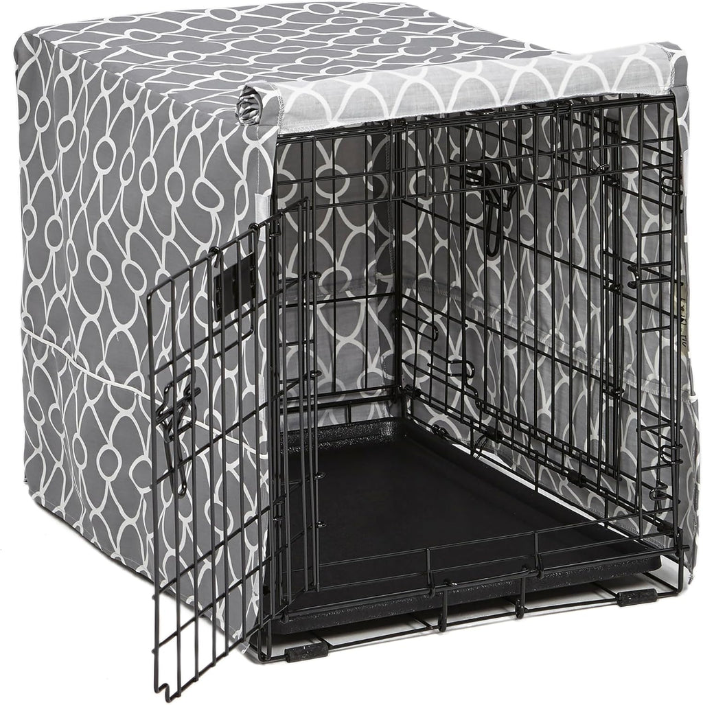 MidWest Homes for Pets XL Dog Crate Cover, Black Polyester Privacy Kennel Cover Fits Most 48-inch Crates, Machine Washable, Reduces Barking & Chewing - Image 13