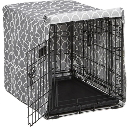 MidWest Homes for Pets XL Dog Crate Cover, Black Polyester Privacy Kennel Cover Fits Most 48-inch Crates, Machine Washable, Reduces Barking & Chewing - Image 13
