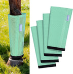 Fly Boots for Horses Set of 4, Loose Fitting Mesh Horse Fly Boots Leggings, Reduce-Stomping Adjustable Equine Leg Wraps & Socks, Stay Up Not Sag, No Rub (Pink) - Image 10