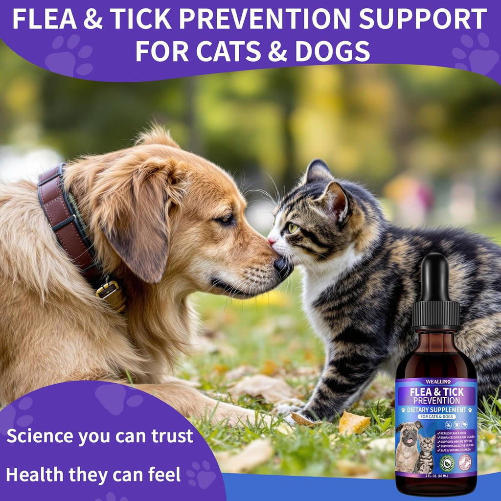 Natural pest repellent dietary supplement for all dog and cat breeds.