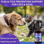 Natural pest repellent dietary supplement for all dog and cat breeds.