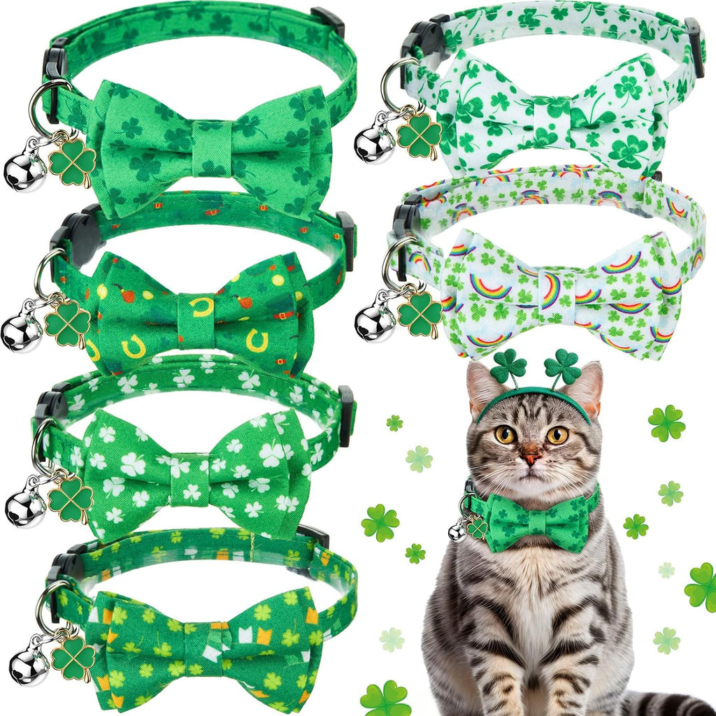 Hsei kitten holiday collar collection demonstrating the premium stitching and durable fabric.