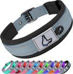Detailed view of reflective stitching on Joytale collar