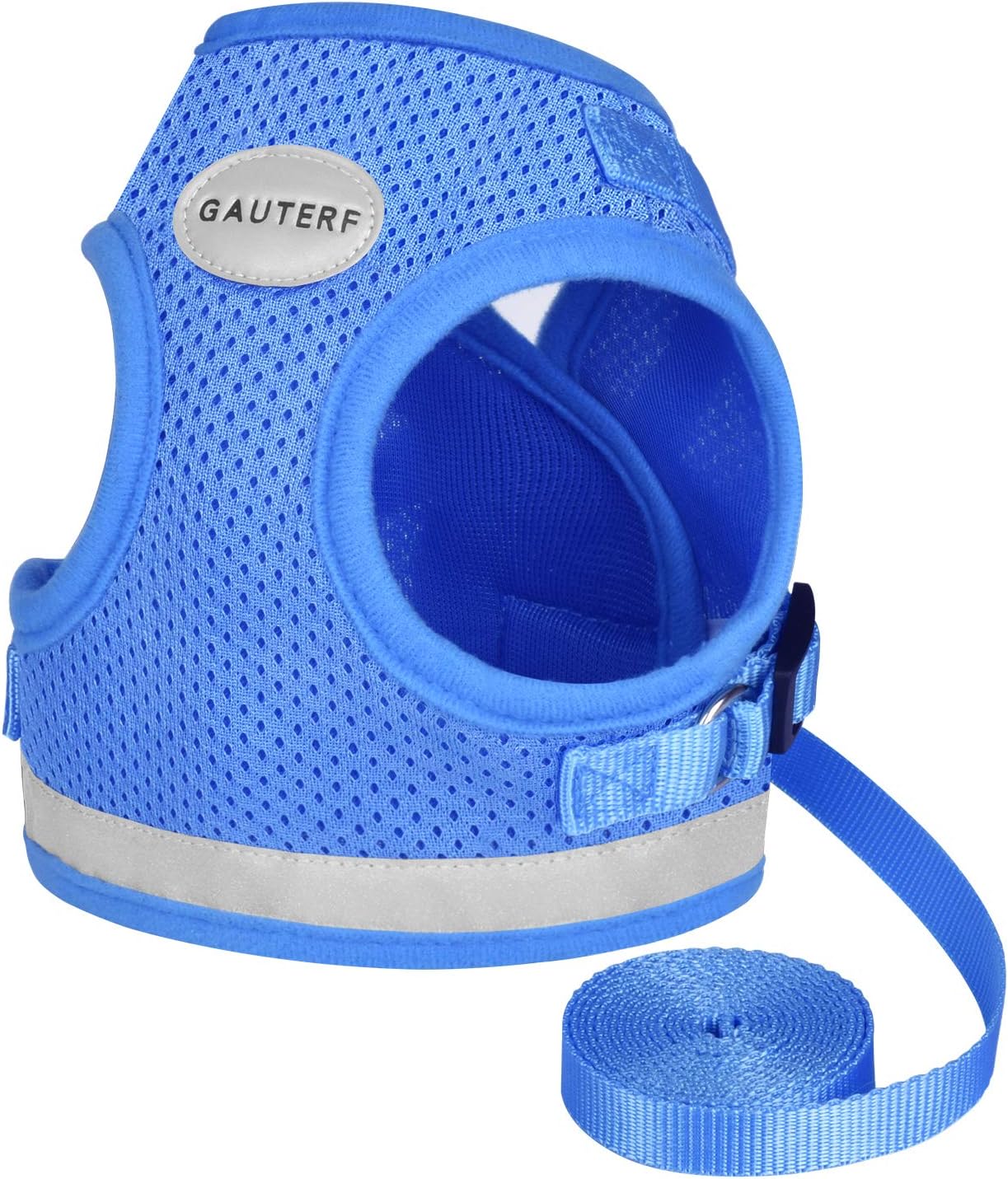 GAUTERF extra small puppy harness and leash set packaging contents
