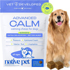 Native Pet Calming Chews for Dogs - Promotes Calming Effect, Supports Emotional Balance & Reduces Hyperactivity - Hemp Seed, Melatonin for Dogs, L-Theanine & Casein - Air-Dried 30 Chews - Image 14