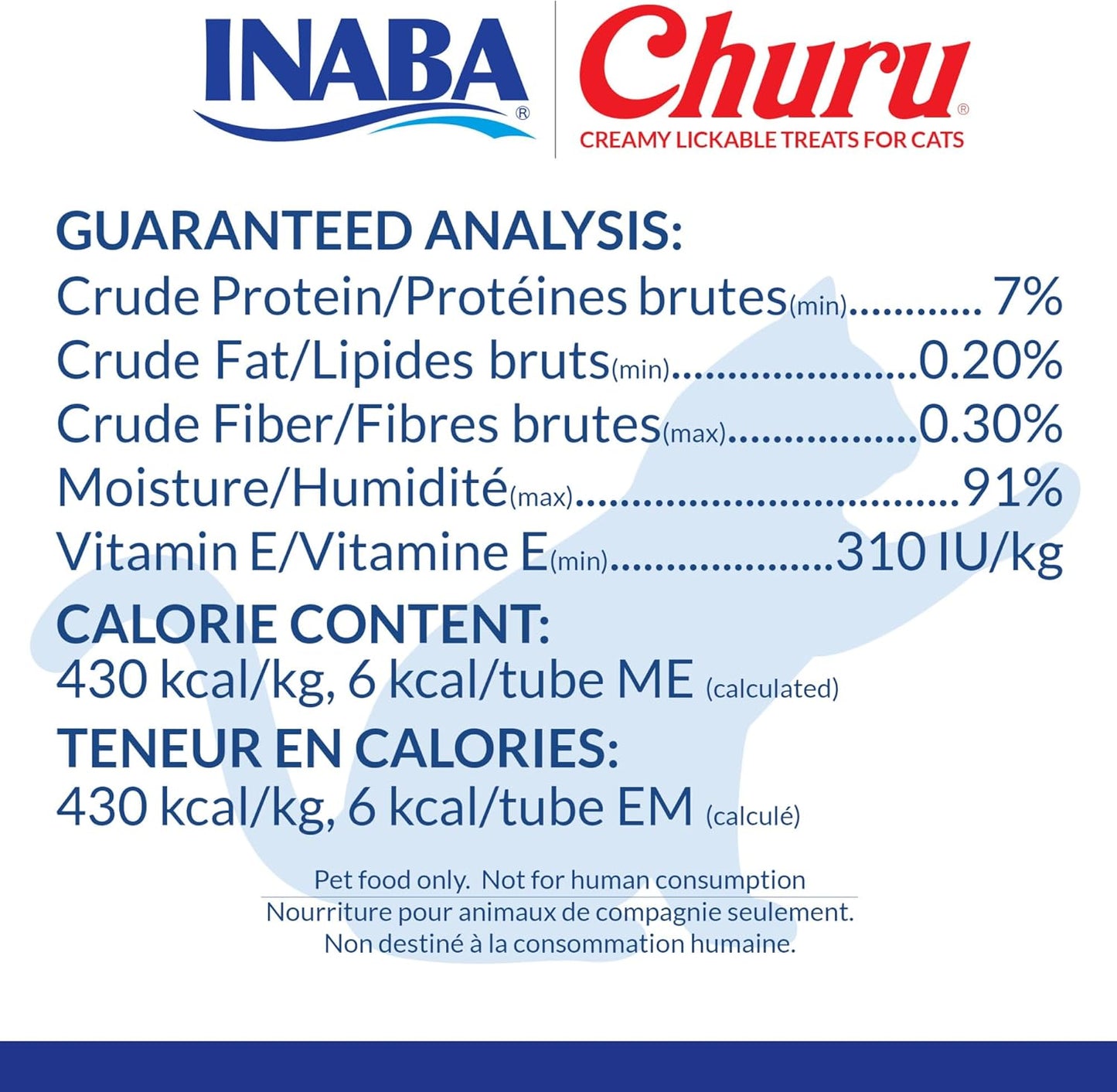 INABA Churu Cat Treats, Lickable, Squeezable Creamy Pure with Vitamin E, 0.5 Ounces per Tube, 100 Tubes Total, Tuna Variety - Image 8