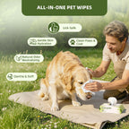 IMMHABI 400 Count Hypoallergenic Dog Wipes, Unscented Plant-Based Pet Wipes - Image 3