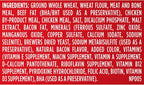 Assorted flavored crunchy pet biscuits by Milk-Bone for dental health maintenance.