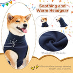 Side profile of Aoolmol breathable mesh dog calming jacket