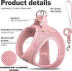 Fida escape-proof kitten harness breathable mesh fabric