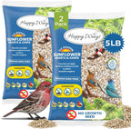 Happy Wings 5LB Sunflower Heart & Chips (Kernels) Bird Food, No Waste - Image 10