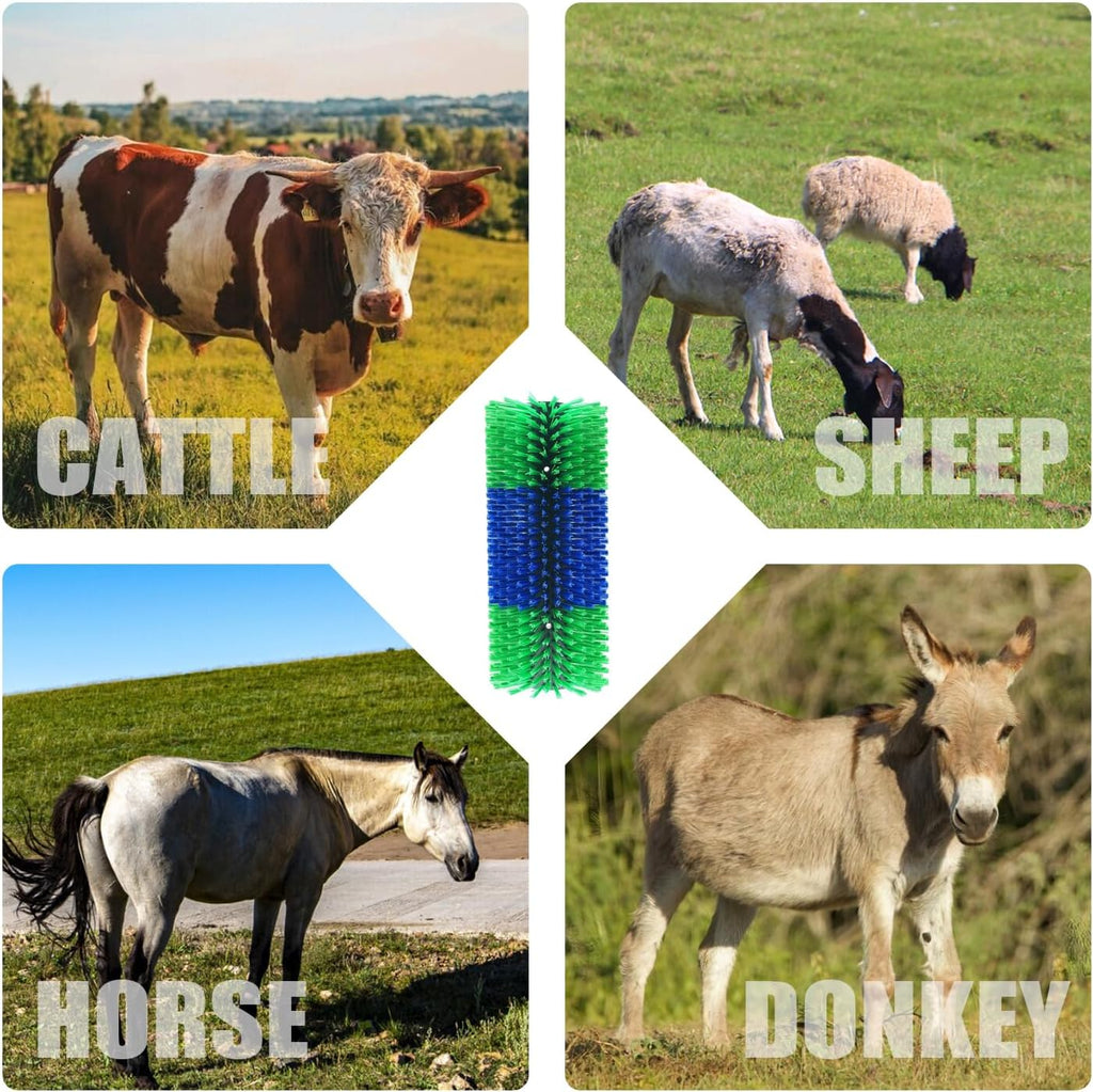 Tagysh livestock scratch post pad texture view highlighting heavy duty plastic construction
