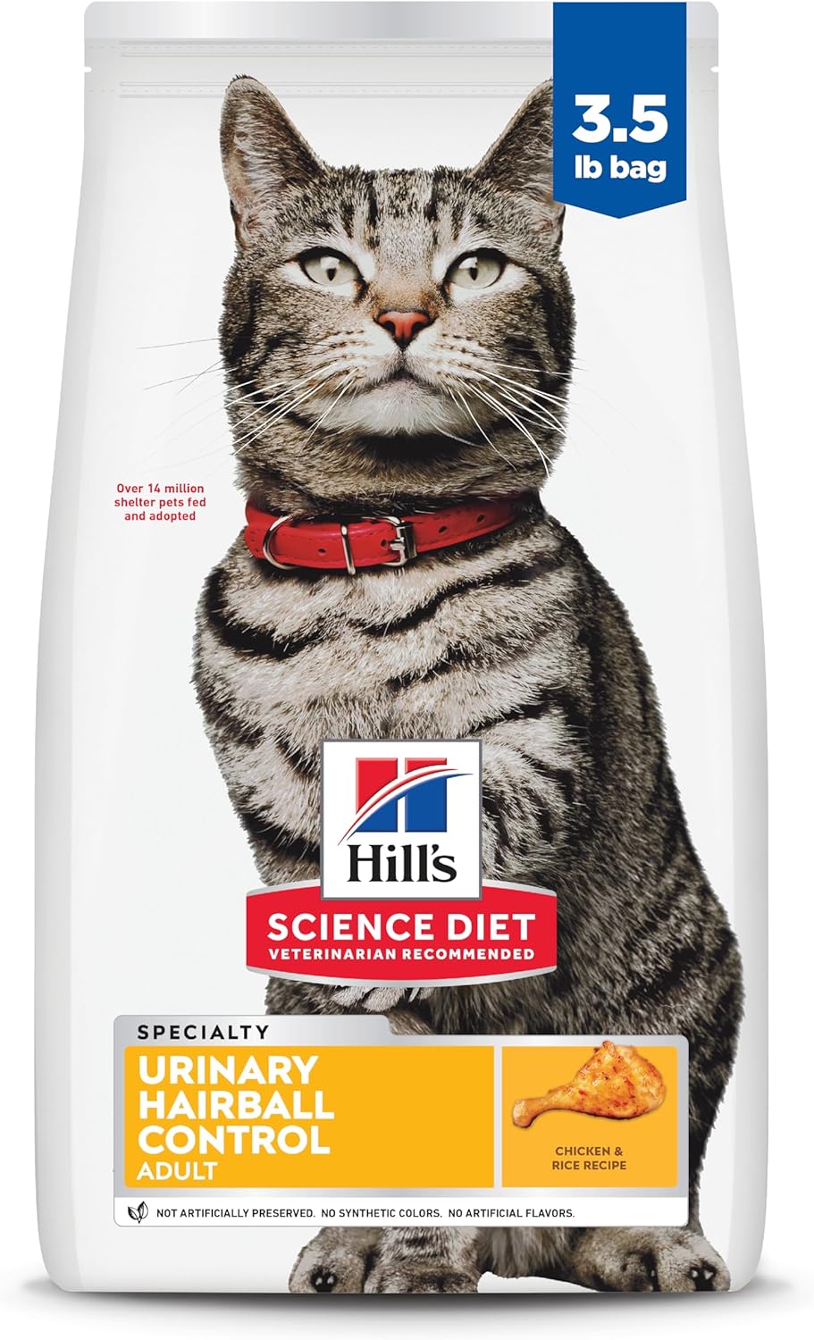 Hill's Science Diet Adult Urinary & Hairball Control Dry Cat Food - Image 15