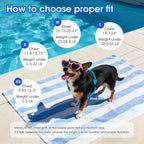 Durable ripstop dog safety swimsuit designed for swimming pool and boating activities.