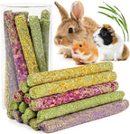 Sofier 32Pcs Timothy Hay Sticks 320g for Rabbit, Guinea Pig, Hamster - Natural Handmade Treats and Chews for Teeth - Chinchilla, Rat, Gerbil Toys - Image 10