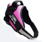 PawPawify custom no pull dog harness pink front view