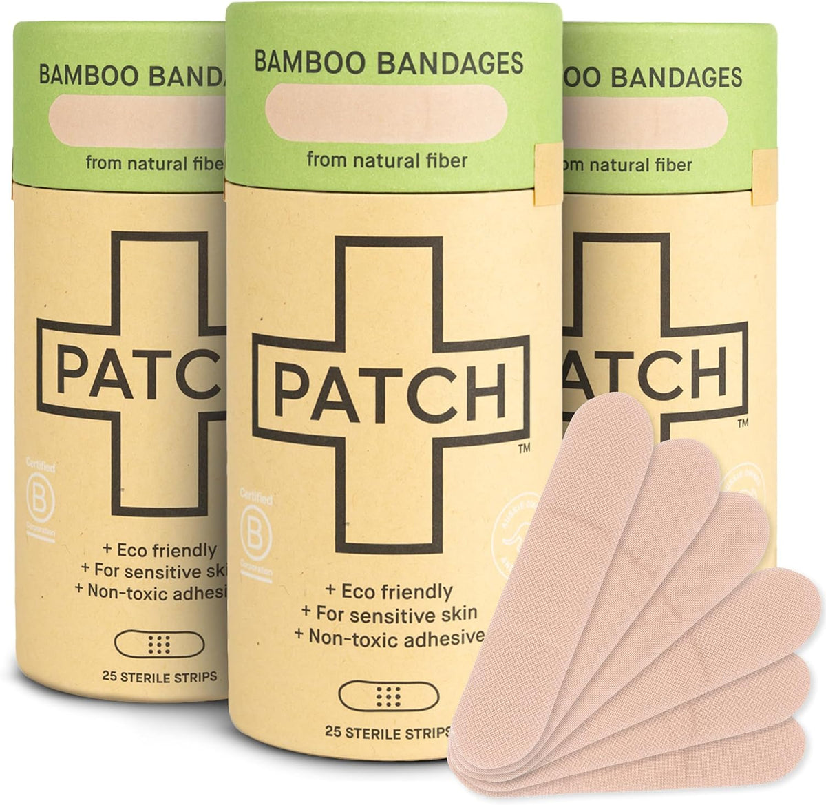 Patch 20 pack sensitive skin adhesive bandages