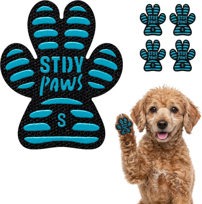 Anti-Slip Paw Stickers for Dogs Feet - Non-Slip Paw Pads for Traction on Hardwood & Tile Floors - Breathable Adhesive Friction Foot Grips for Senior & Injured Dogs - 24 Pads (Size L) - Image 9